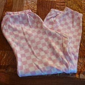 Checkered sweatpants